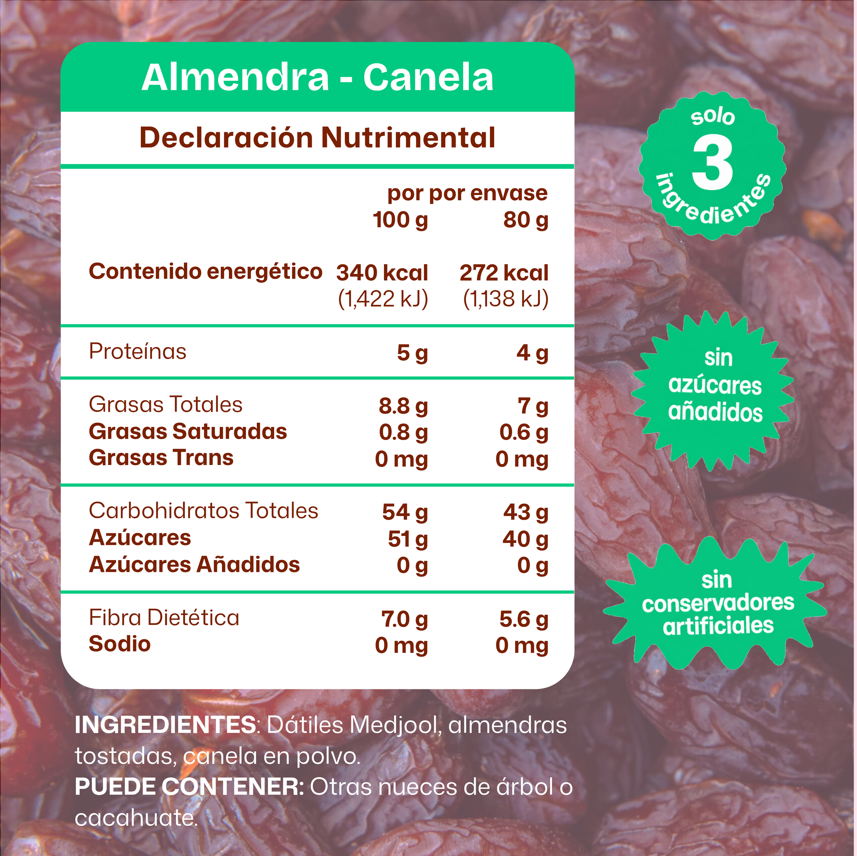 mix noodo dátiles