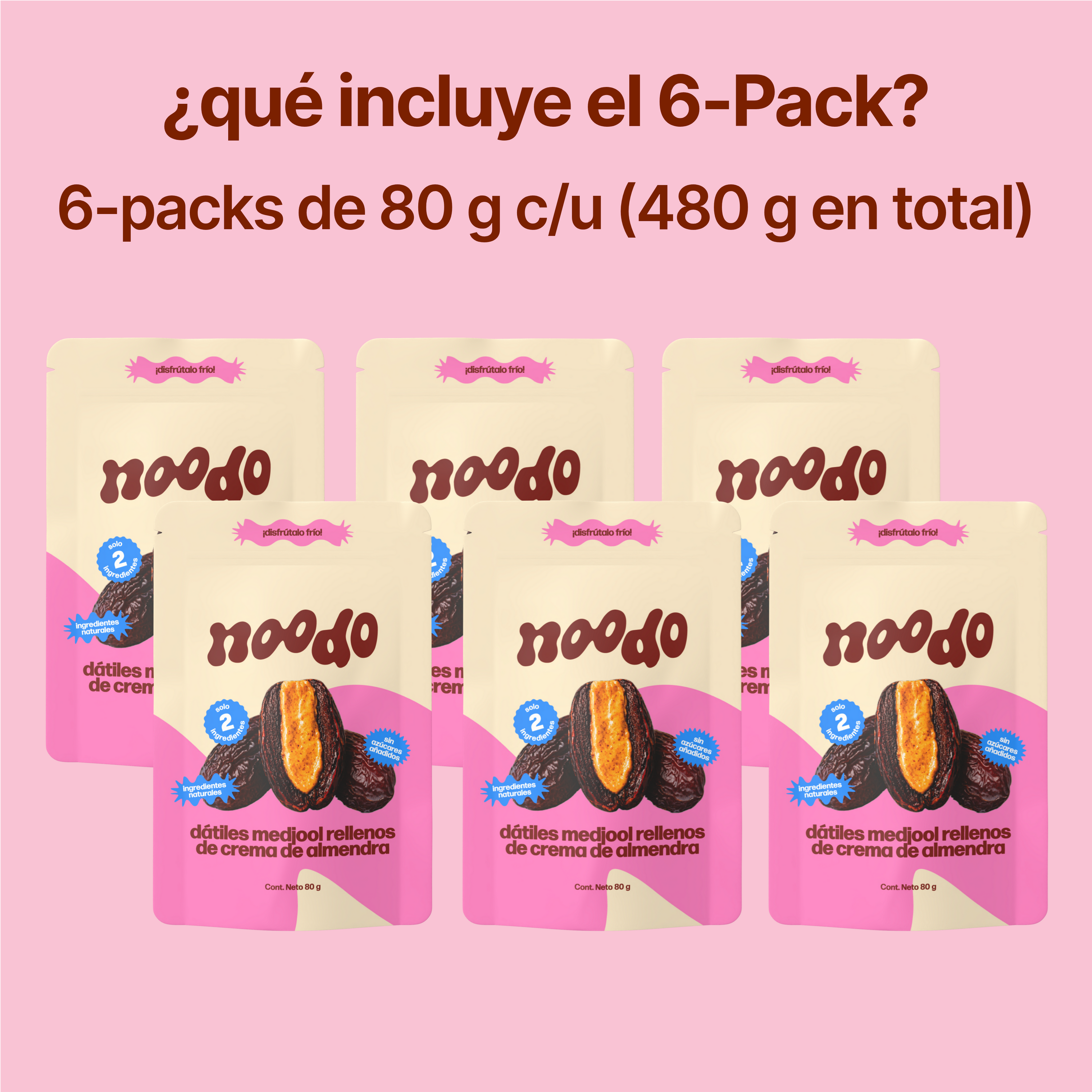 dátiles medjool + crema de almendra